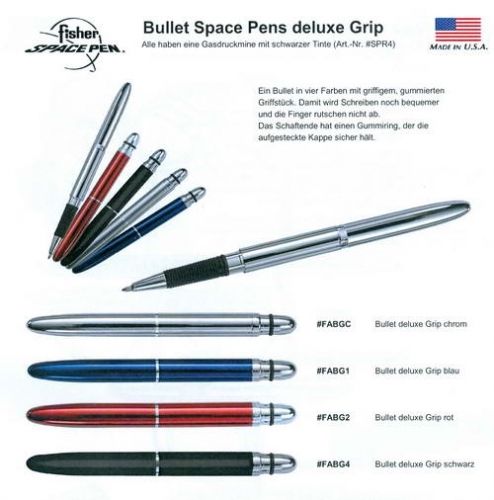 Fisher Bullet Deluxe Grip, Chrome